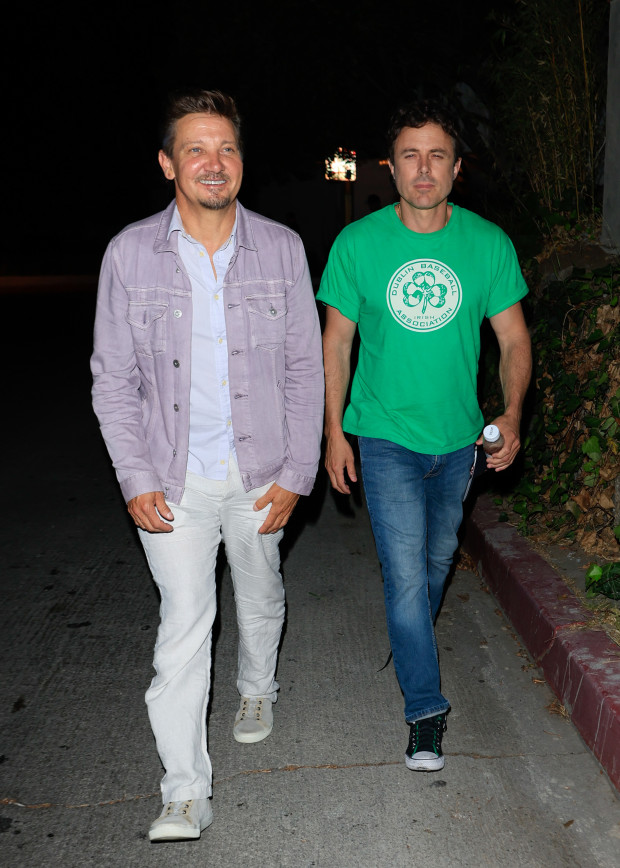 Jeremy Renner Ditches Walking Cane 6 Months After Near-Fatal Snowplow Accident all-available